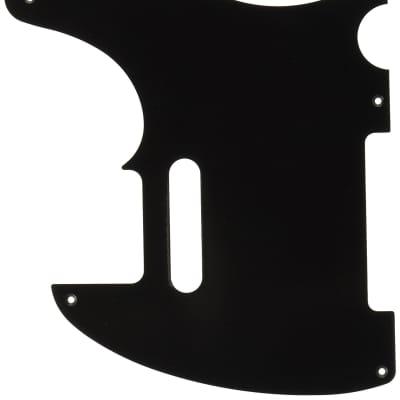 Genuine Fender Pure Vintage '52 Tele Guitar Pickguard, 5-Hole, Black, 1-Ply image 1