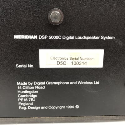 Meridian DSP5000C Active Center Channel Speaker image 13