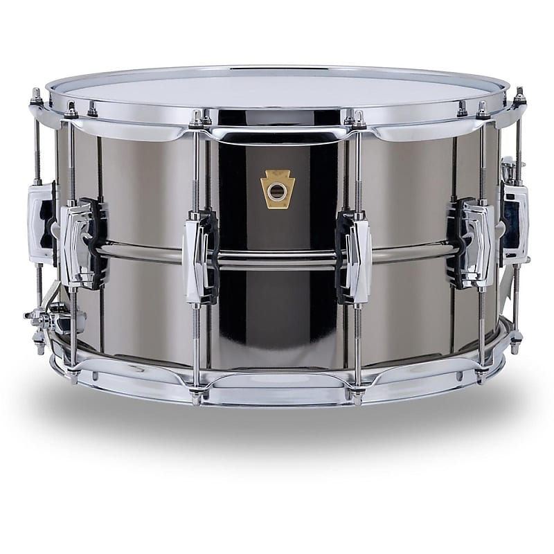 Ludwig LB408 Black Beauty 8x14" Brass Snare Drum image 4