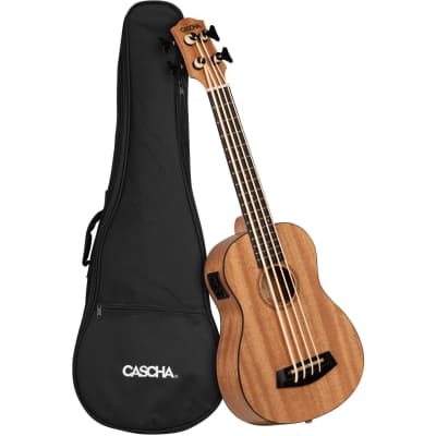 Cascha HH 2175 bass ukulele set for sale