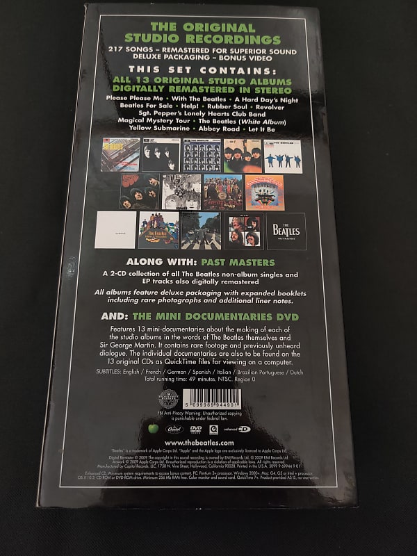 The Beatles Original Studio Recordings Remastered Stereo CD