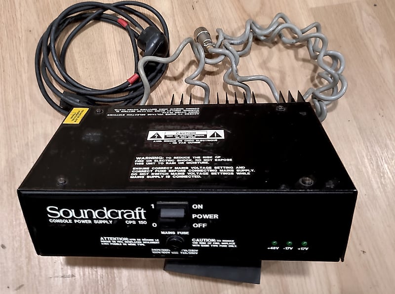 Soundcraft cps 150 Regulated Power Supply Audio Mixer | eBay