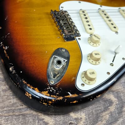MyDream Stratocaster Custom Built - Heavy Relic Sunburst SRV image 7