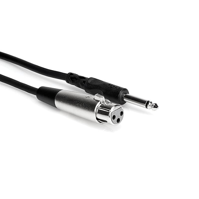 Hosa PXF-105 1/4" TS to XLR Female Cable - 5ft image 1