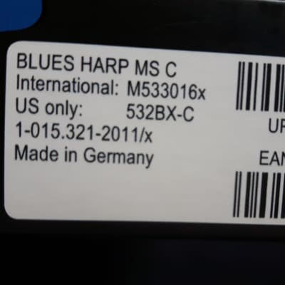 New Hohner Blues Harp Diatonic Harmonica Key of C Made in Germany image 6