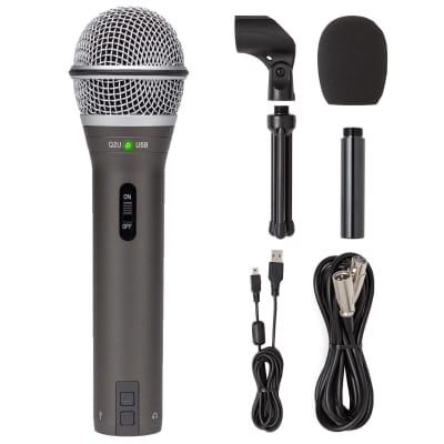 Samson Q2U Handheld Dynamic USB/XLR Microphone Pack for Recording & Podcasting image 1