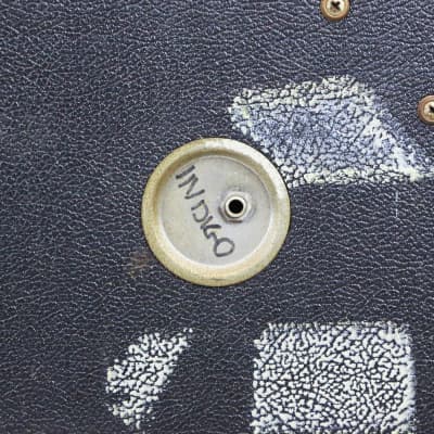 1968 Guild Thunderbird Bass Guitar Amplifier Vintage Tube 2x15” Cabinet Black w/ Two-Tone Grill Jensen C15N 15” Speaker & Oxford 15T6 15 Spkr from Indigo Ranch Studio image 10