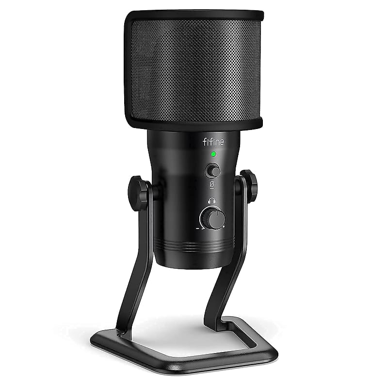 USB Gaming Microphone Streaming Podcast PC Microphone Condenser Mic Kit  with Flexible Arm for Skype r Gaming Recording Singing PS4 Computer