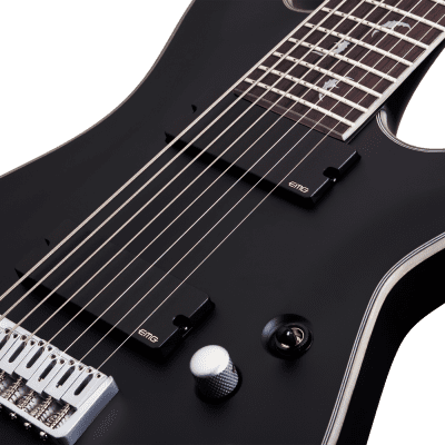Schecter Damien Platinum 8 Satin Black E-Gitarre image 2