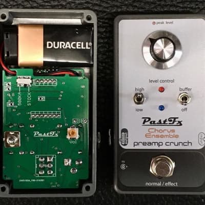 PastFx Chorus Ensemble Preamp Crunch -now runs off 9VDC Battery ( Ce-1 / Ce  1 / Ce1 Preamp Clone )