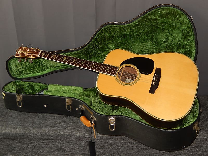 MADE IN JAPAN 1976 - RIDER R500D - ABSOLUTELY AMAZING - MARTIN D45 STYLE - ACOUSTIC GUITAR image 1