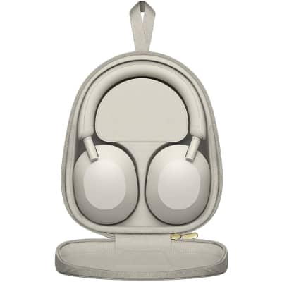 Sony WH-1000XM5 Wireless Industry Leading Noise Canceling Headphones, Silver image 6