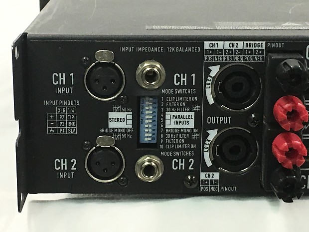 QSC PLX-3402 2-Channel 3400 watt Power Amplifier PLX3402 amp
