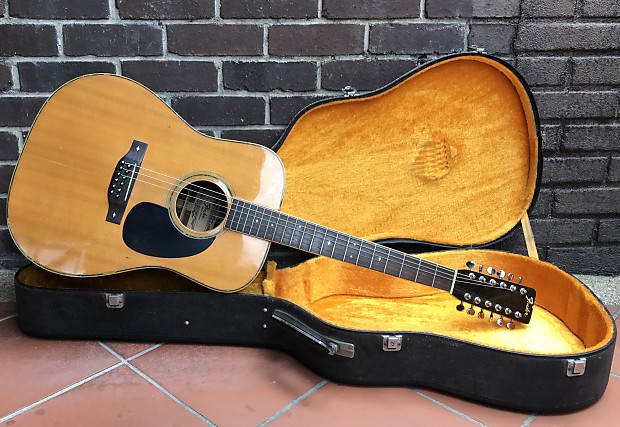 1976 Fender 12 String Acoustic F 80 12 Natural Japan Reverb UK