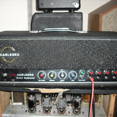 Carlsbro 100 PA Reverb electric guitar valve amplifier tube amp head imagen 2