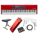 Nord Piano 4 88 Key Keyboard Virtual Hammer Action Technology Piano-4 HA-88  BUNDLE 6