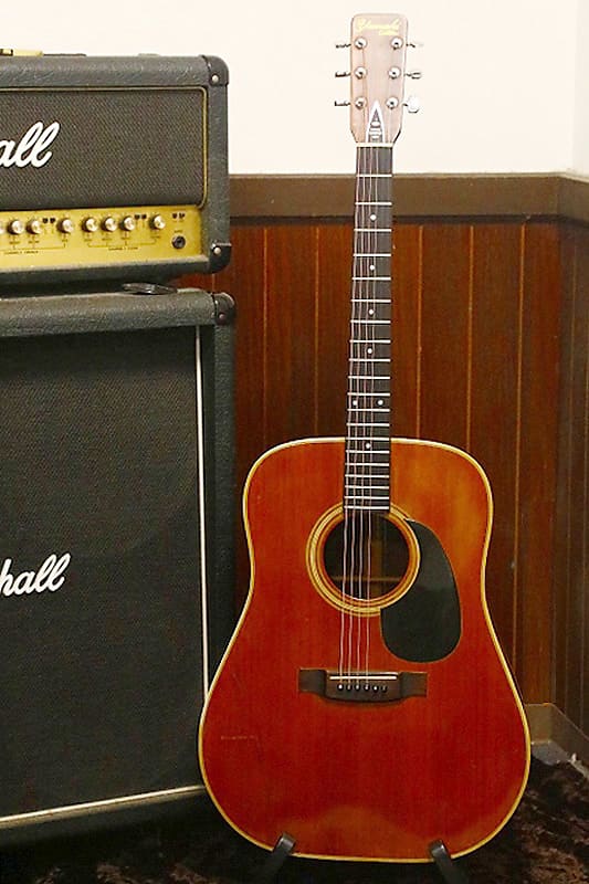 1970's Japan Vintage YAMAKI Deluxe Solid Body top Acoustic
