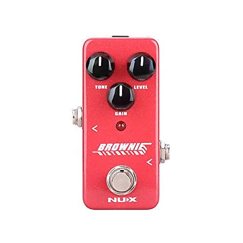 NUX Mini Core Brownie Distortion Guitar Effects Pedal Classical British Rock Tone True Bypass image 1