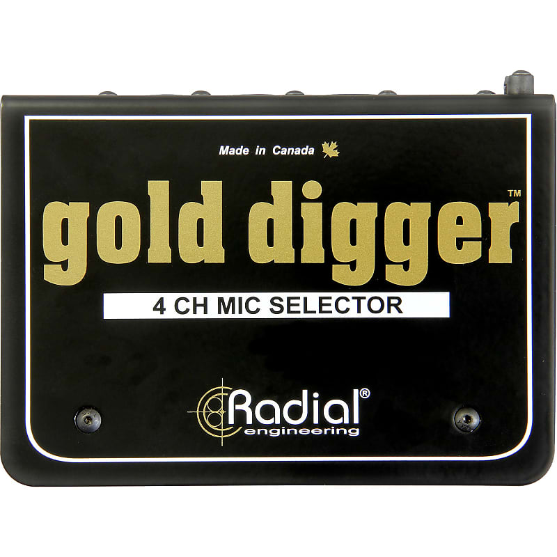 Radial Gold Digger Passive 4-Channel Mic Selector image 1