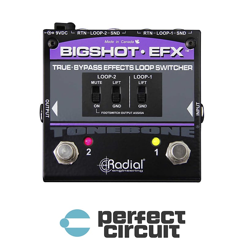 【希少】Radial Engineering BigShot EFX Radial BigShot EFX True-Bypass Effects Loop | Reverb