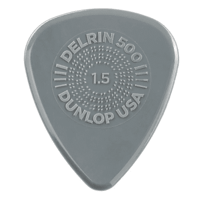 Dunlop 450P150 Prime Grip Delrin 500 1.5mm Guitar Picks (12-Pack)