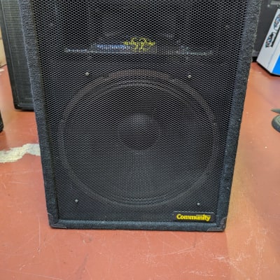 Matched Pair! 1996 Community CSS35-S2 Passive (Not Powered) 15" & Horn Main Speakers - Look Really Good - Sound Excellent! image 8