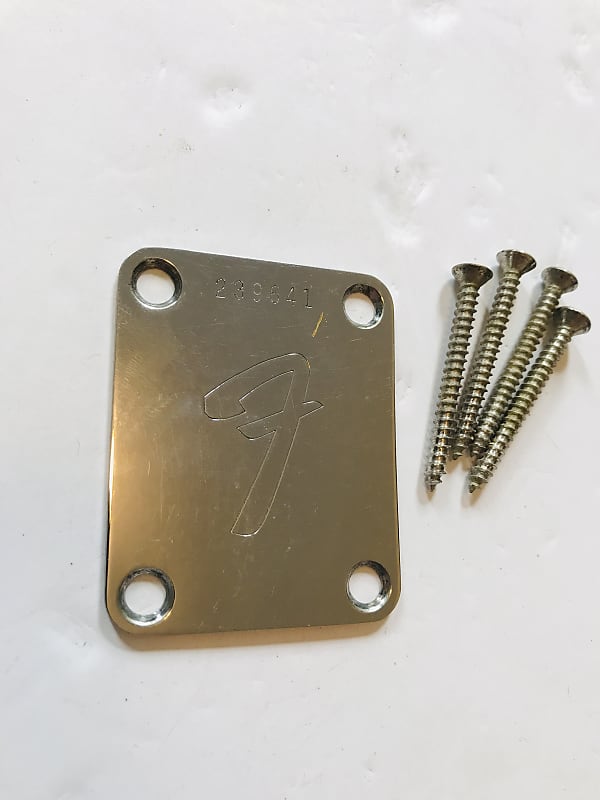 Fender Jazz Bass 1968 Neck Plate 100% Original | Reverb