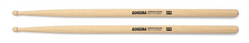 Rohema Rounded Tip LY737 Hickory Drum Sticks - 61304 image 1