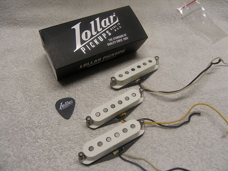 Lollar Dirty Blonde / Special Blonde pickup set - Flat Pole Parchment