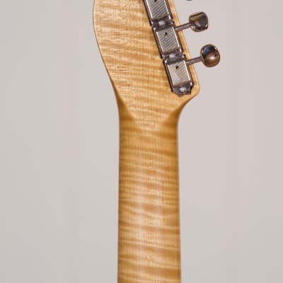 Fibenare Guitars Roadmaster '56 24-Fret Guitar w/Hard Case - Blue Tortoise / Maple Burl image 10