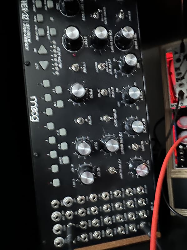 Moog Mother-32 Tabletop / Eurorack Semi-Modular Synthesizer 2015 - Present Black image 1