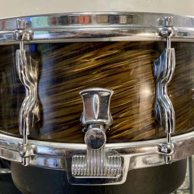 PREMIER 'ROYAL ACE' SNARE, 14" X 5.5", LATE ‘60S – EARLY ‘70S, MAHOGANY DUROPLAST image 2
