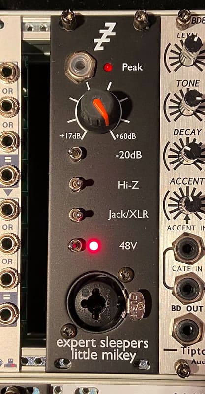 Expert Sleepers Little Mikey - Eurorack preamp / mic interface image 1