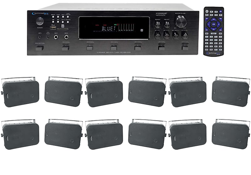 Technical Pro 6000w 6) Zone, Home Theater Bluetooth | Reverb