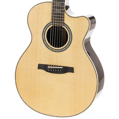 PRS Collection Series VII #126 Angelus Cutaway Acoustic, Brazilian Rosewood - Natural (111) image 5