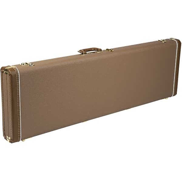 FENDER - G&G Deluxe Jazz Bass Hardshell Case  Brown with Gold Plush Interior - 0996178422 image 1