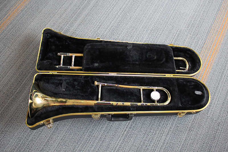 Bach TB301 Student Model Tenor Trombone 2010s - Clear-Lacquered Brass image 1