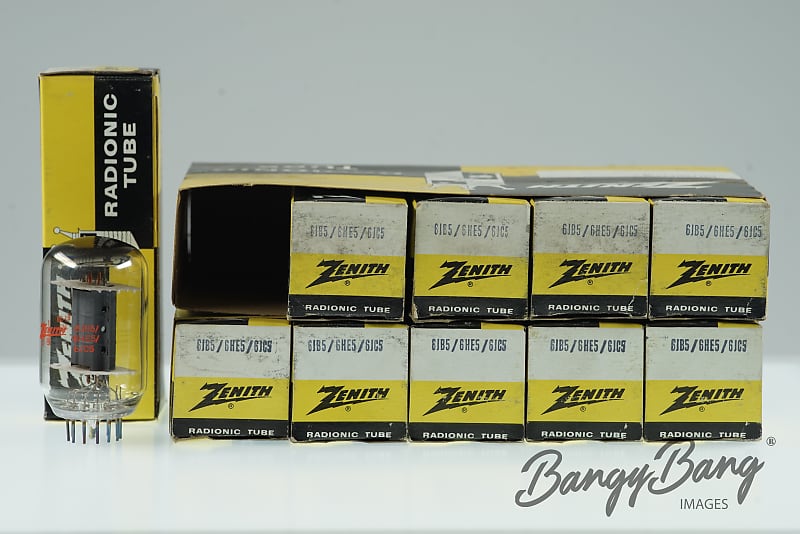 10 Vintage Zenith 6JB5 - 6HE5 - 6JC5 Tube in Box - BangyBang Tubes