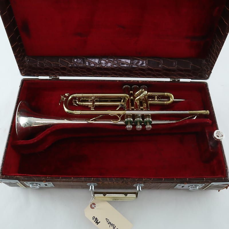 King Super 20 Symphony Silversonic Professional Trumpet SN 373334 NICE