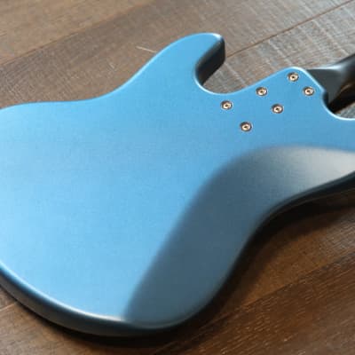 Sandberg California II Passive 4-String Bass Blue Industrial Design + OGB image 14
