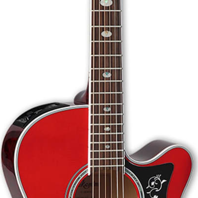 Takamine GN75CE NEX Body Acoustic-Electric Guitar Red image 3