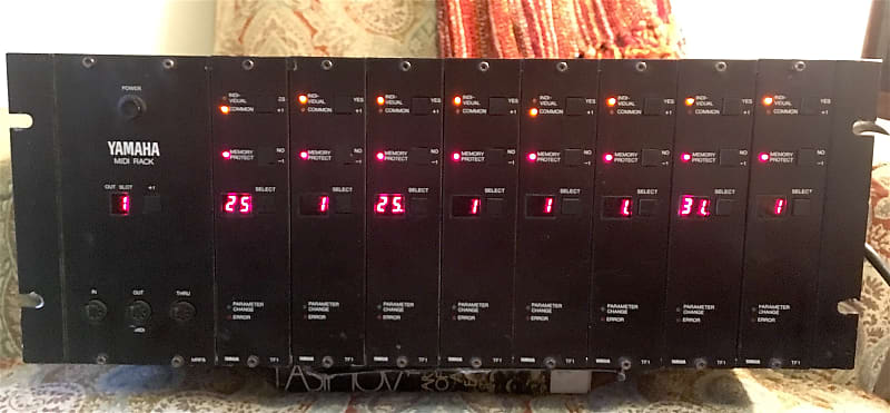 Yamaha TX816 - 8 DX7's in a rack - RECAPPED, NEW BATTERIES image 1