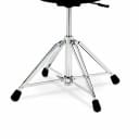 DW 9000 Series Heavy Duty Throne, Air Lift, Round Top Chrome DWCP9100AL