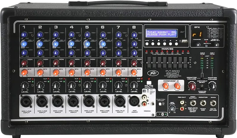 Peavey PVi 8500 400W 8-Channel Powered Mixer image 1