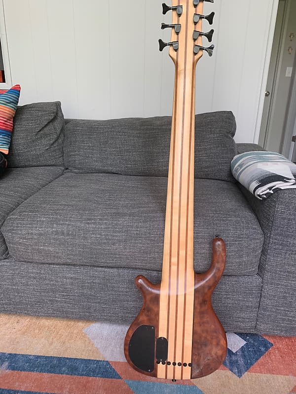 Antonio Tsai 7-String Bass 2008 Natural | Reverb