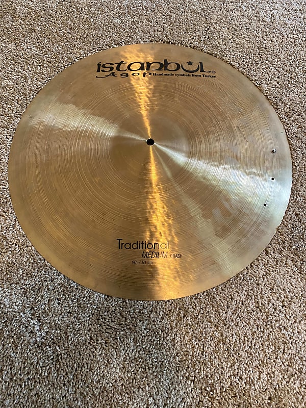 Istanbul Agop 20" Traditional Crash Ride Cymbal (with optional rivets) image 1