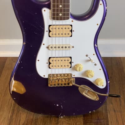 MJT Partscaster Stratocaster HSH with Dimarzio pickups. image 1