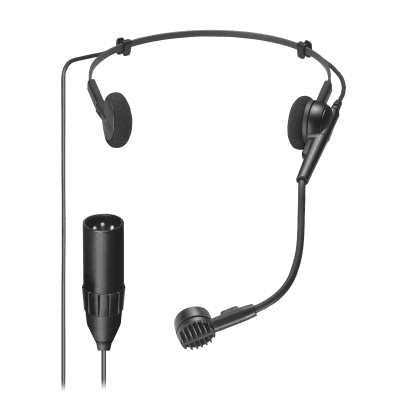 Audio-Technica PRO 8HEx Hypercardioid Dynamic Headworn Microphone w/ XLR Connector image 1