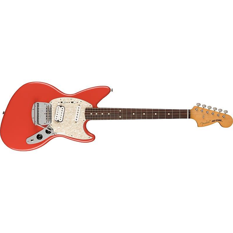 Fender Kurt Cobain Jag-Stang Guitar, Rosewood Fretboard, Fiesta