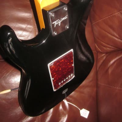 Tagima 530 Series "S" Style Electric Guitar w/ Tremolo Bar and Allen Wrench  TG 530-BK LF/TT - Black w/ Tortoise Pickguard image 5
